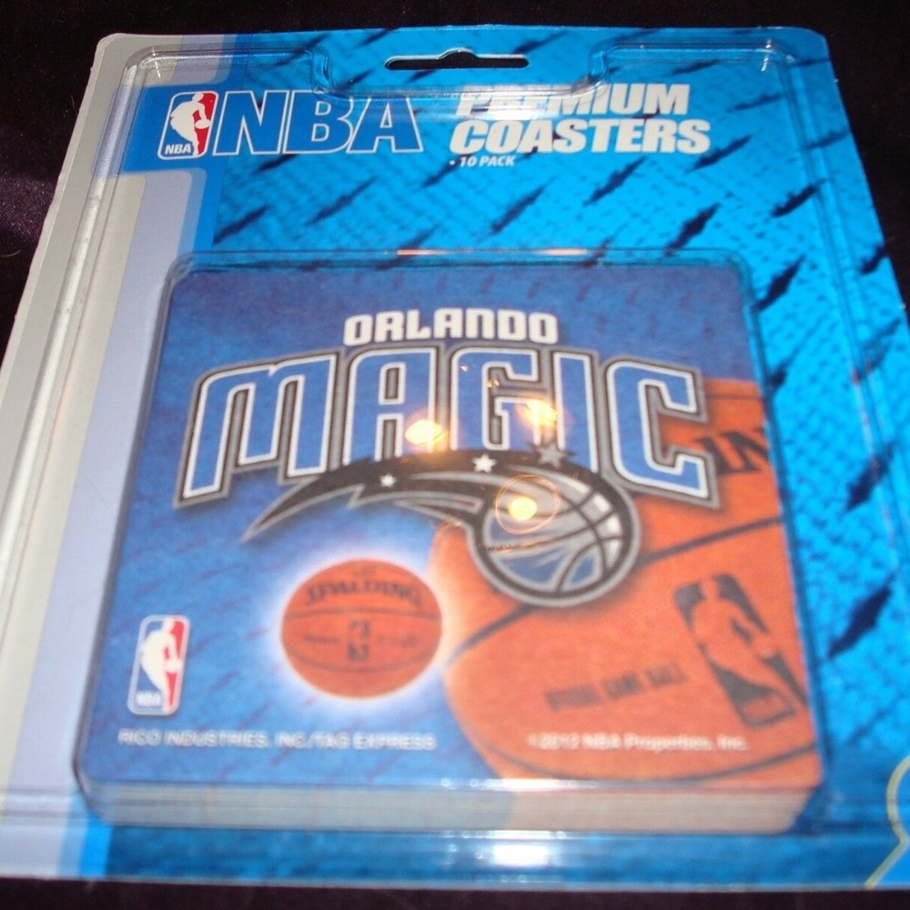 ORLANDO MAGIC 10-PACK PREMIUM COASTERS SET NBA